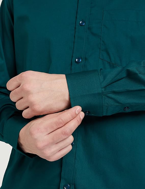 Arvigo Brand - Stylor Men's Solid Cotton Formal Shirt | Plain | Full Sleeve | Regular Fit | Plus Size & Combo Pack