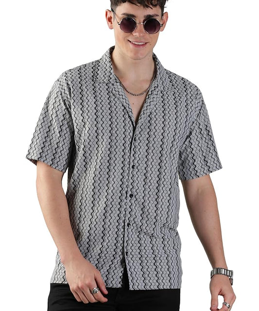 Urbanic Brew Men's Full Sleeve Cotton Shirt | Regular Fit Casual & Formal Wear Shirt