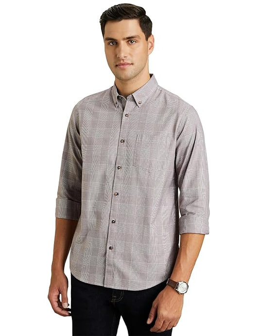 Stylox Premium Men's Regular Fit Checkered Casual Shirt with Stylish Design for Everyday Wear